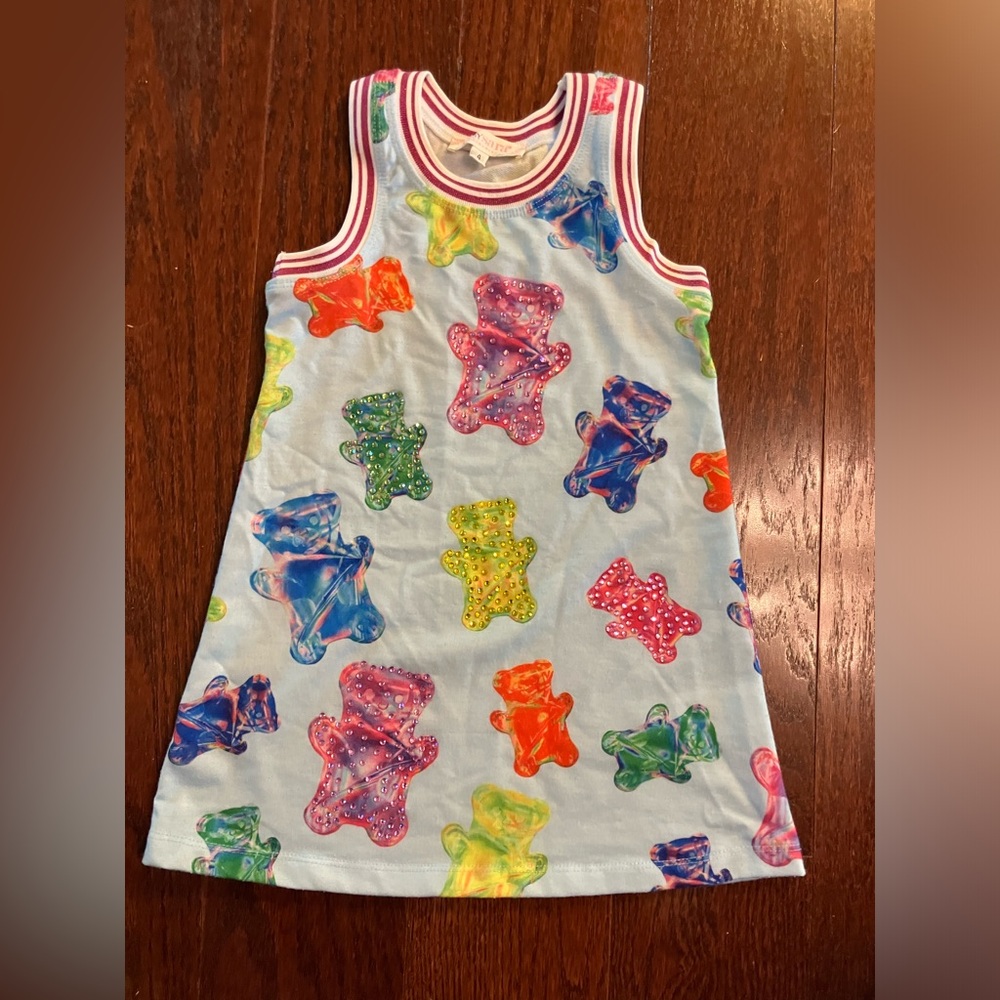 Baby Sara Gummy Bear Rhinestone kids dress